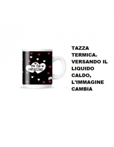 TAZZA NERA MI FAI IMPAZZIRE