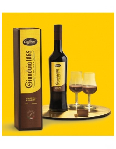 BOTTIGLIA LIQUORE CAFFAREL AL GUSTO GIANDUIA 50 CL