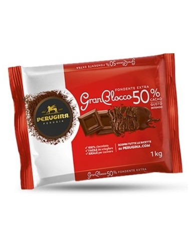 BLOCCO DI CIOCCOLATO FONDENTE 1KG